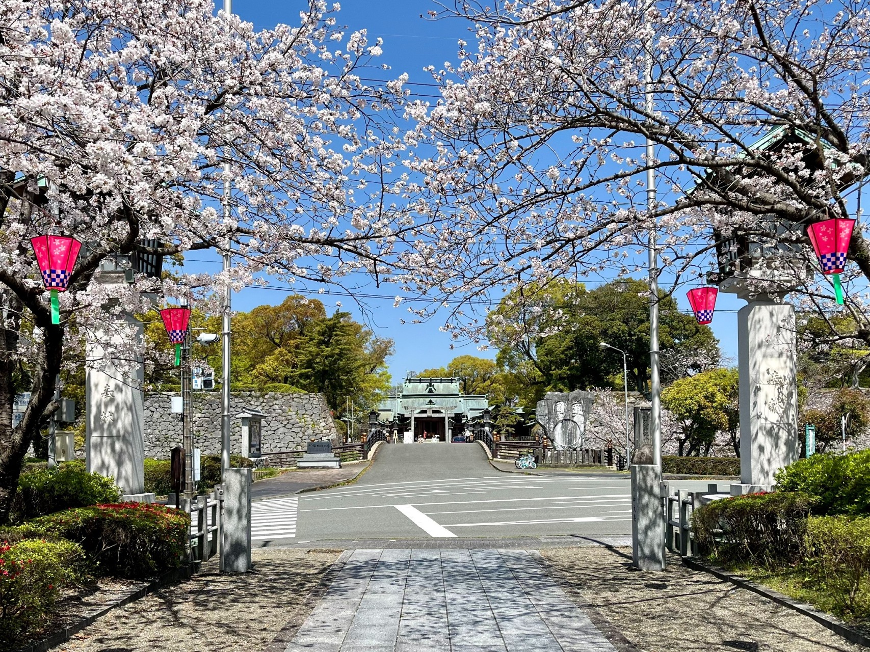 八代城跡 桜